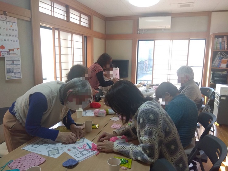 ニットカフェの様子