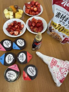 パフェ材料